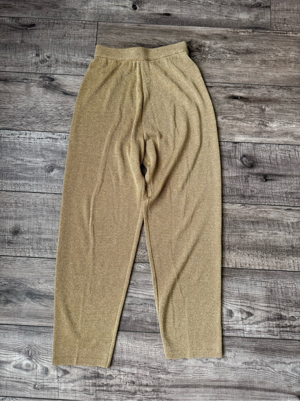 VINTAGE 1990s gold knit pant - Rochelle California